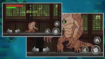 Alien Ben Humansaur Transform Game Screenshot