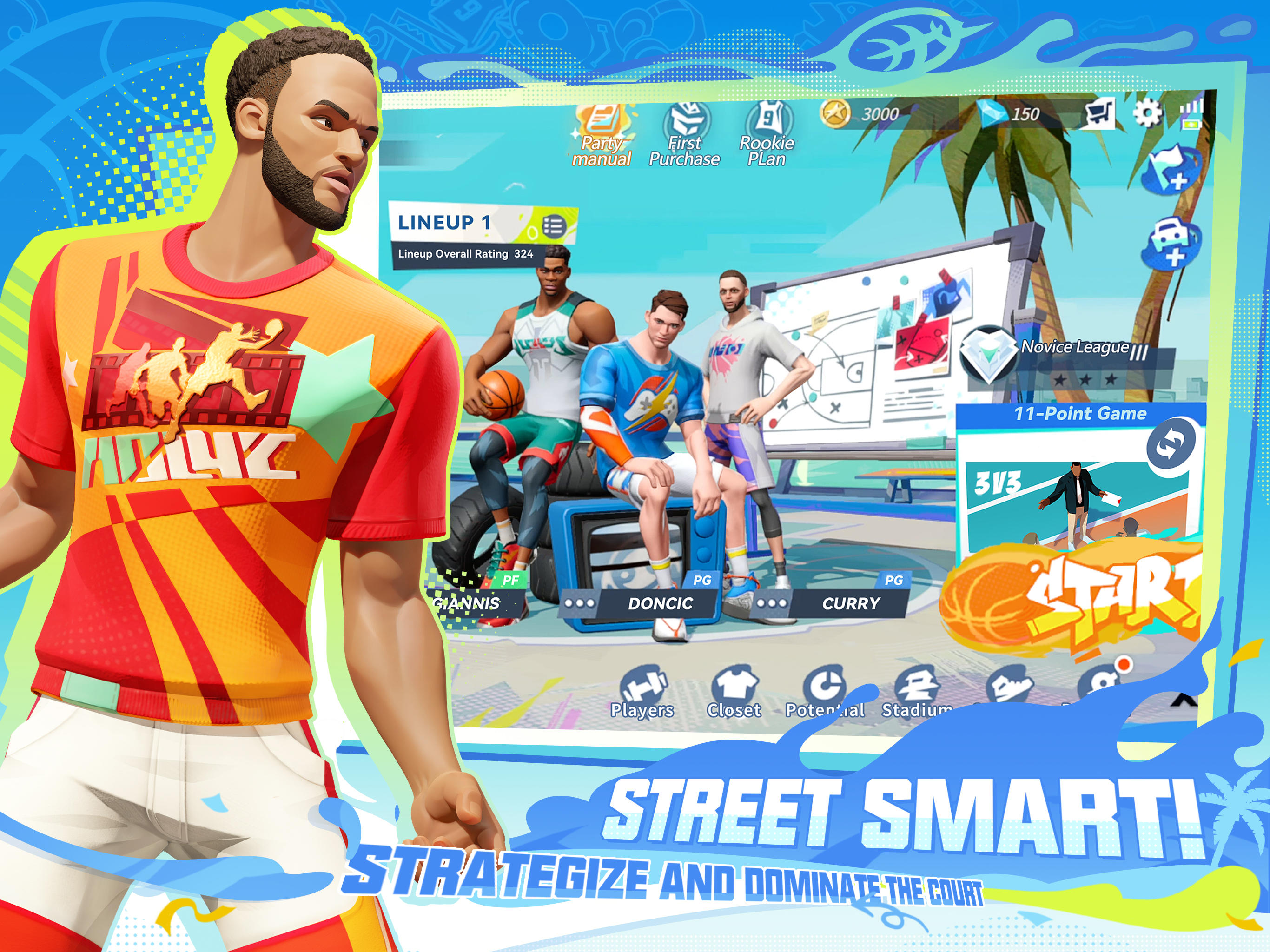 Dunk City Dynasty ภาพหน้าจอเกม