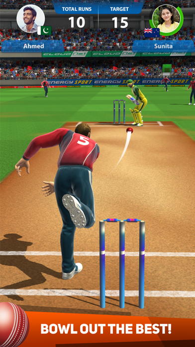 Cricket League 게임 스크린 샷