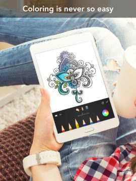 Mandala Coloring Book Game Screenshot