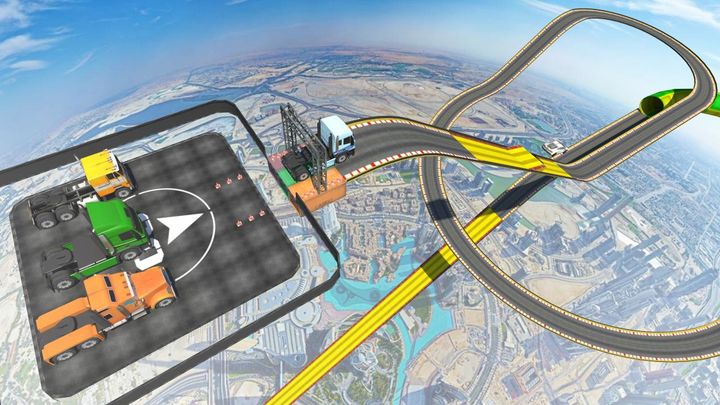 Mega Ramp Transform Racing: Transformer Games Game Screenshot