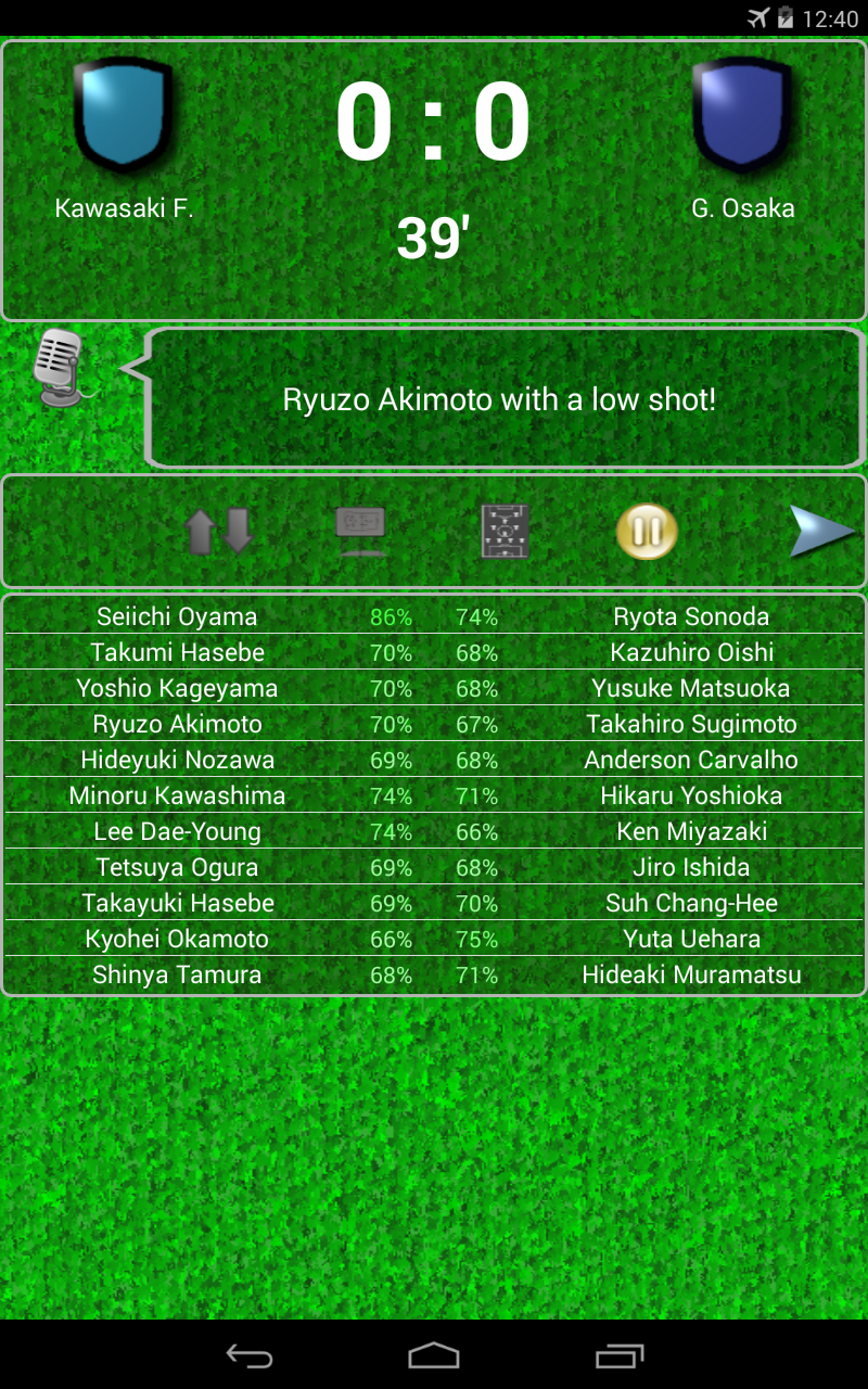 True Football 2 ゲームのスクリーンショット