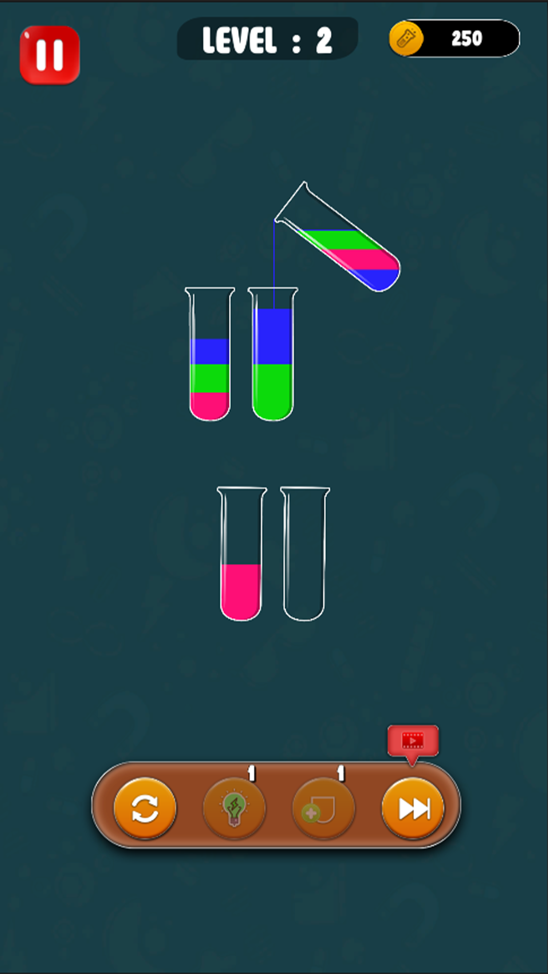 Color Bottle: WaterSort Game Game Screenshot