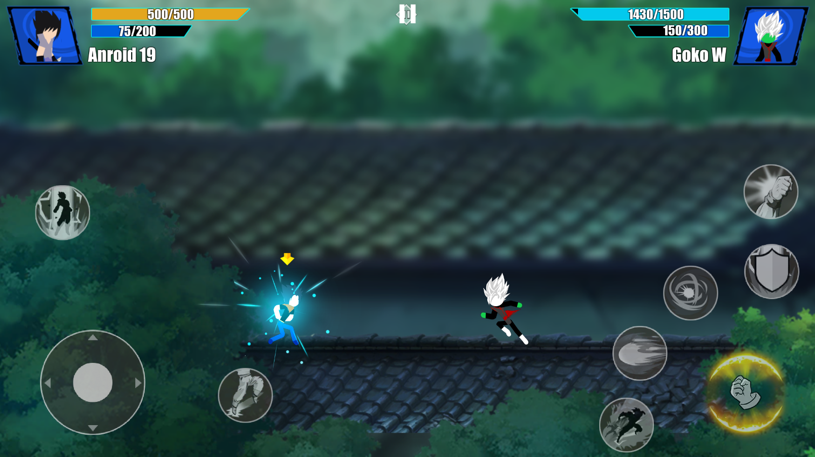 Screenshot of Stickman Ninja Fight Konoha