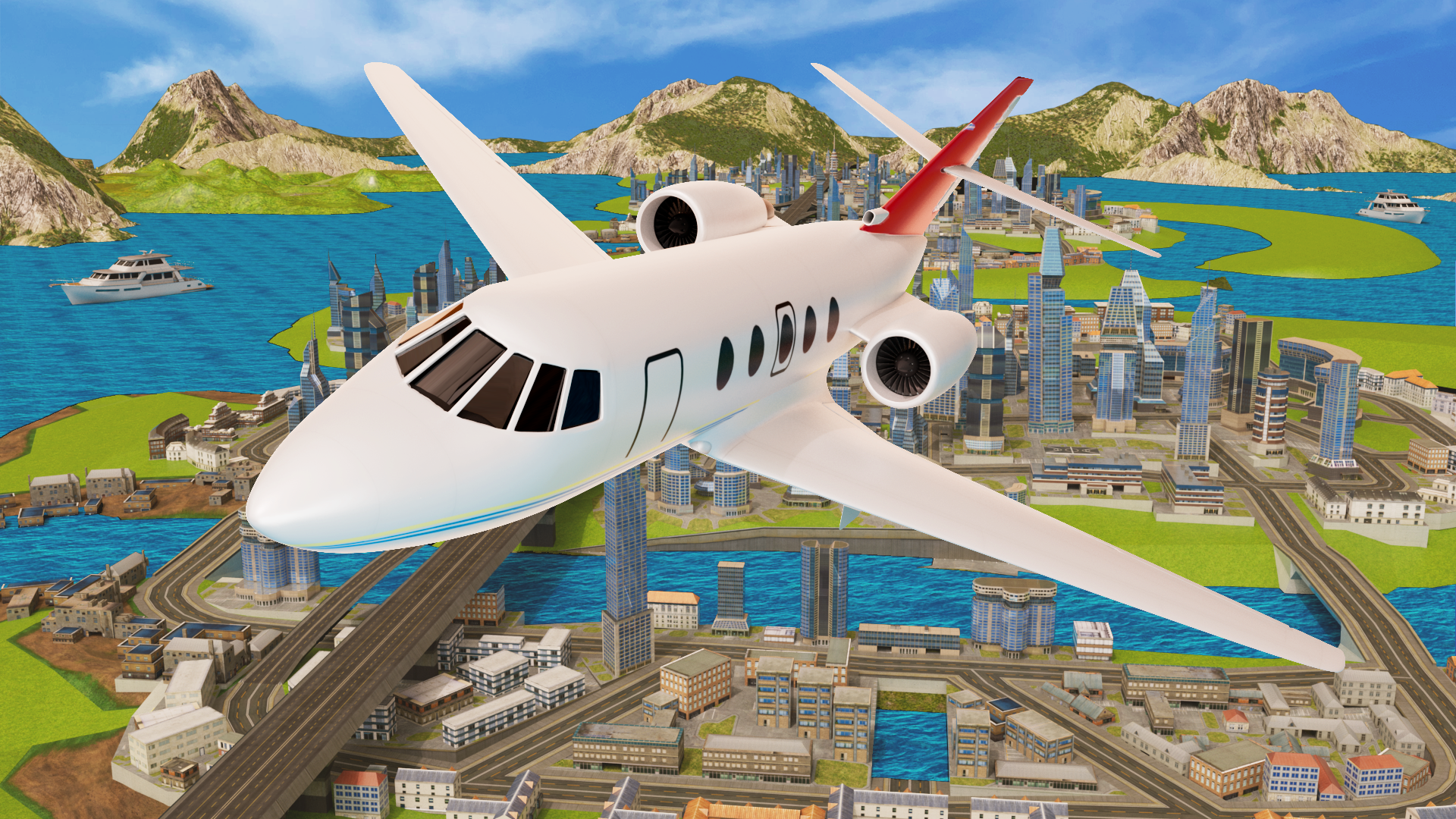 Airplane Game Flight Simulator Game Screenshot