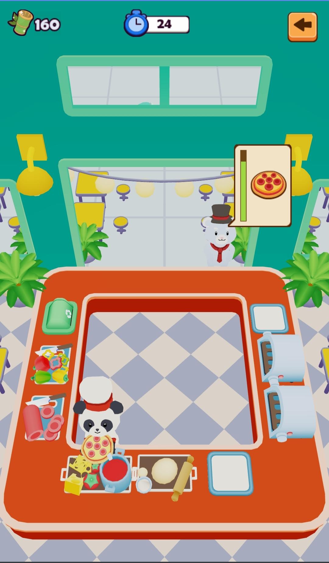 Panda Pizza Parlor Game Screenshot