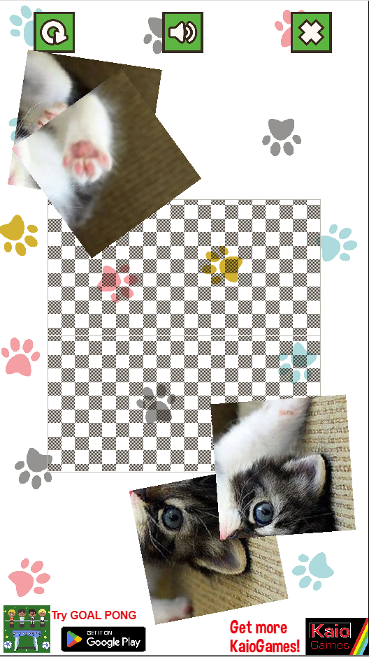 Cute Kitty Cats Puzzle 遊戲截圖