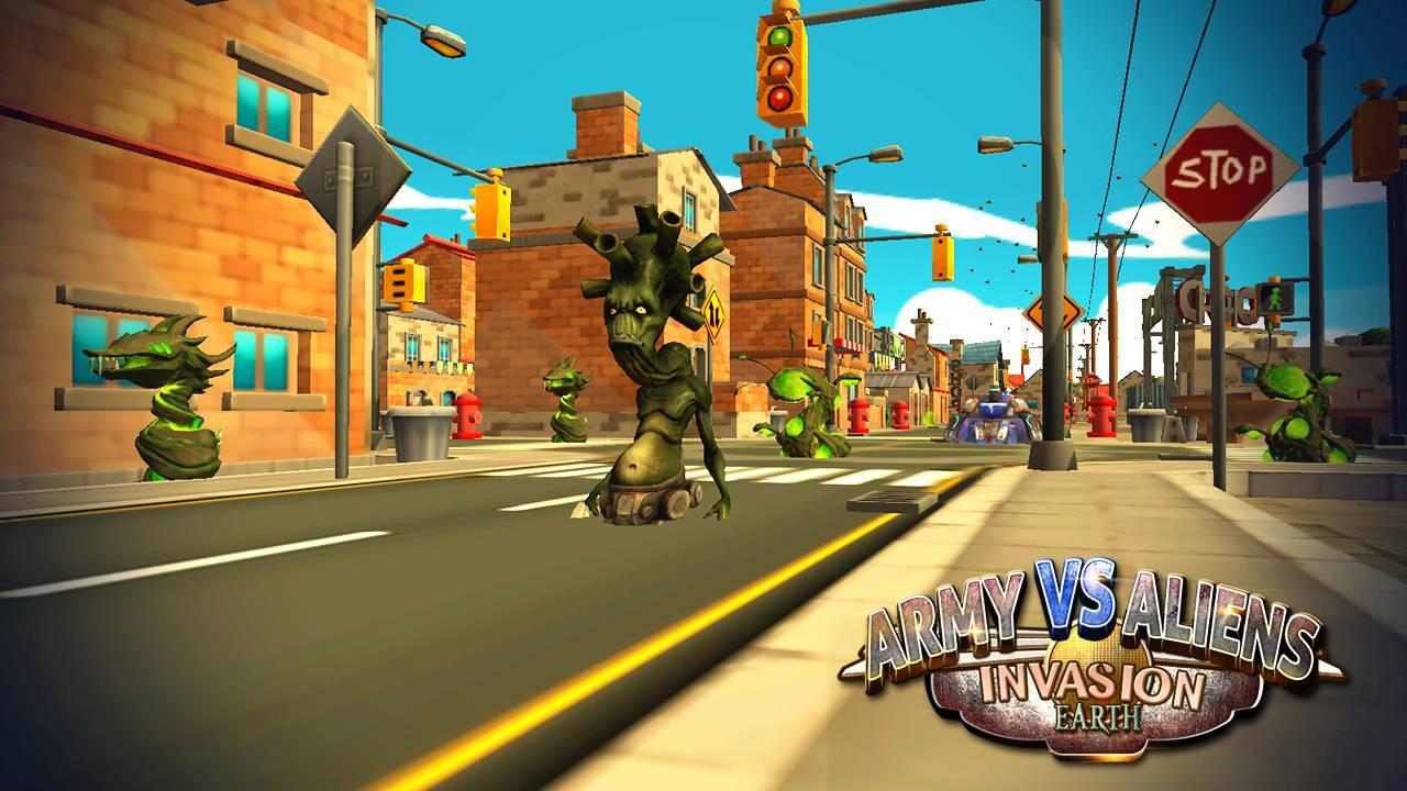 Army vs Aliens: Invasion Earth Game Screenshot
