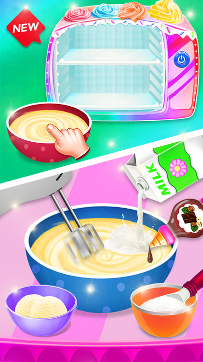 Jogos de fazer cupcakes de sorvete versão móvel andróide iOS-TapTap