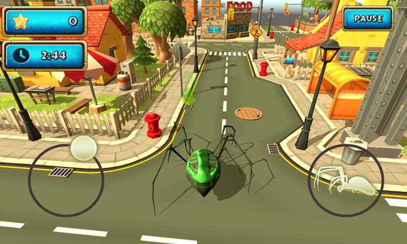 Spider Simulator: Amazing City 게임 스크린 샷