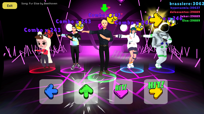 Screenshot 1 of Pertarungan Musik - Permainan Irama 
