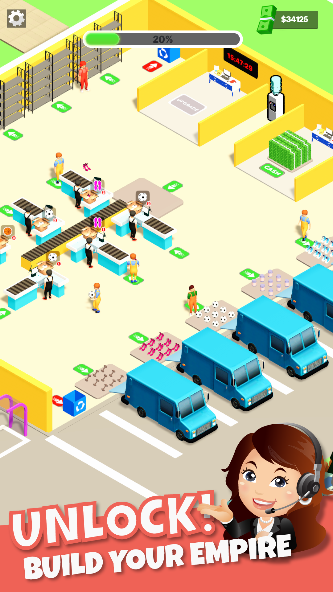 Cuplikan Layar Game Cargo Rush - Business Tycoon