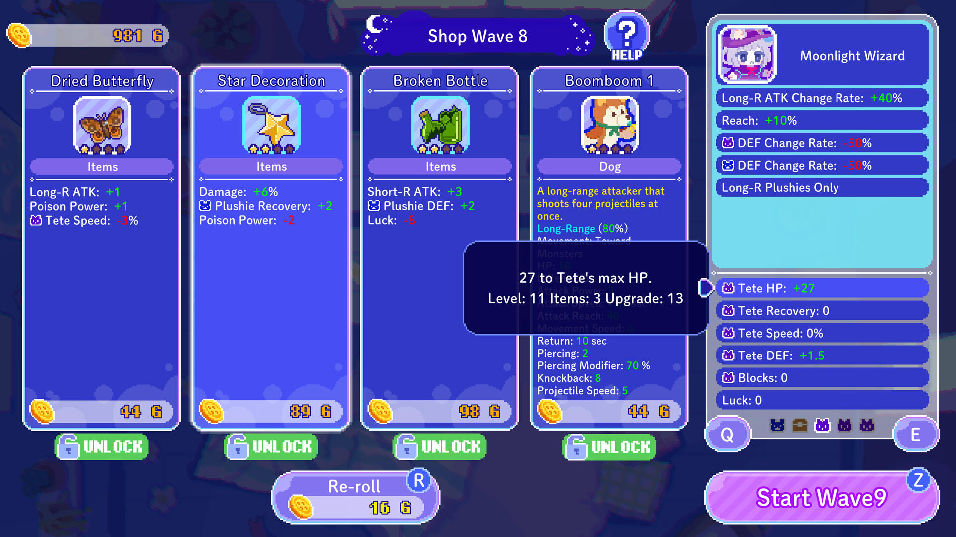 Captura de Tela do Jogo Reverie in the Moonlight