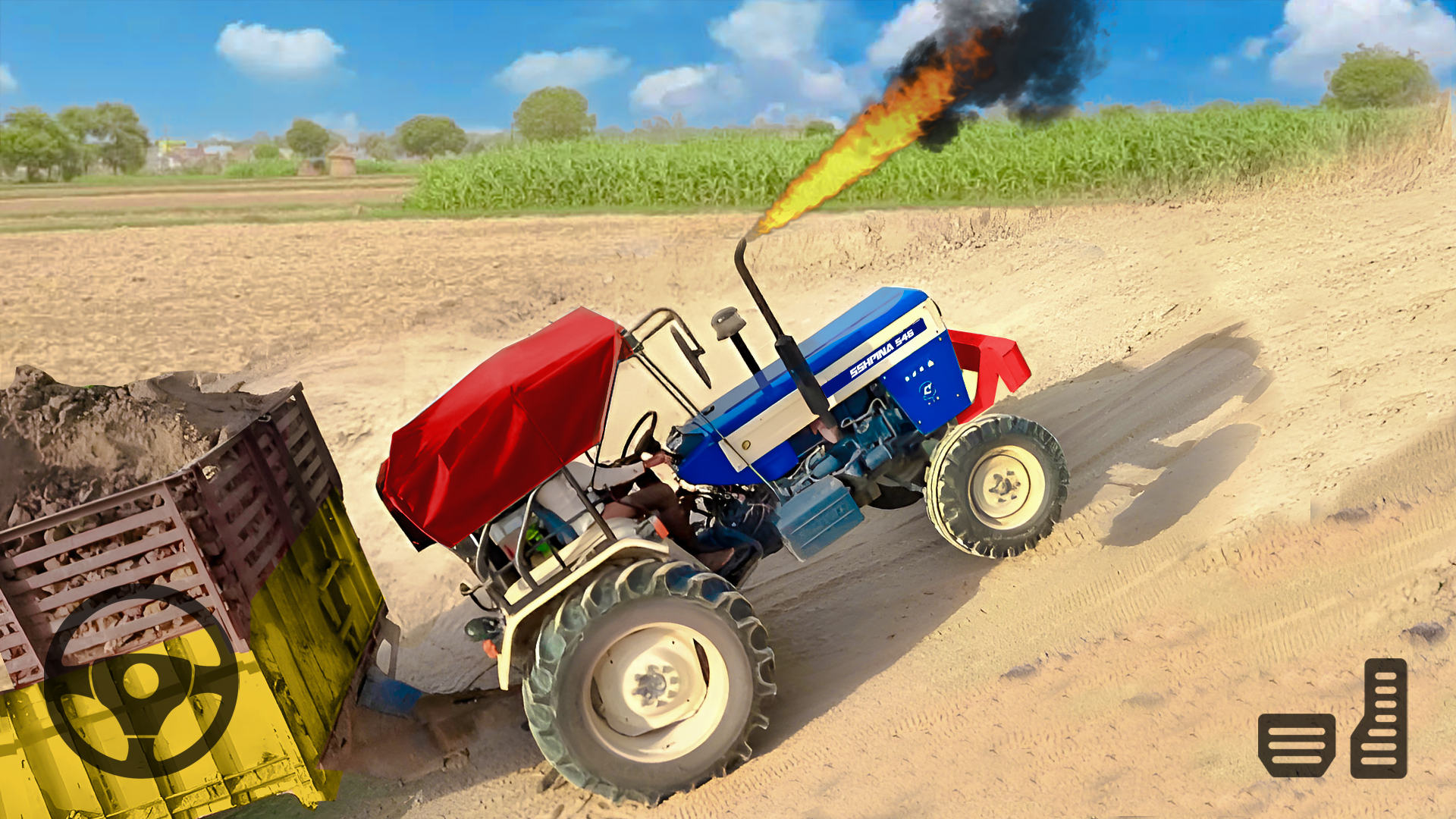 Tractor Farming Simulator 2024 Game Screenshot