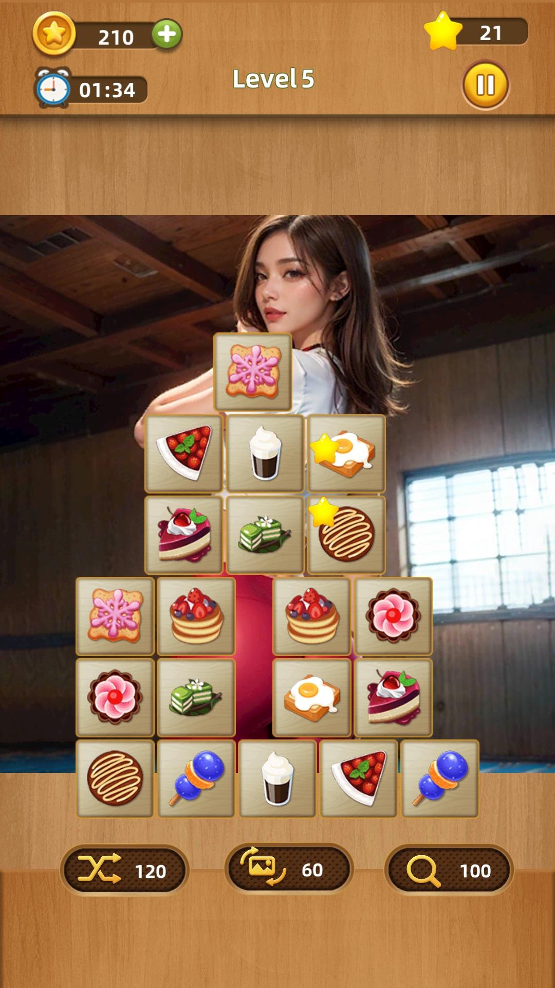 Sexy shisen sho girls: mahjong screenshot game
