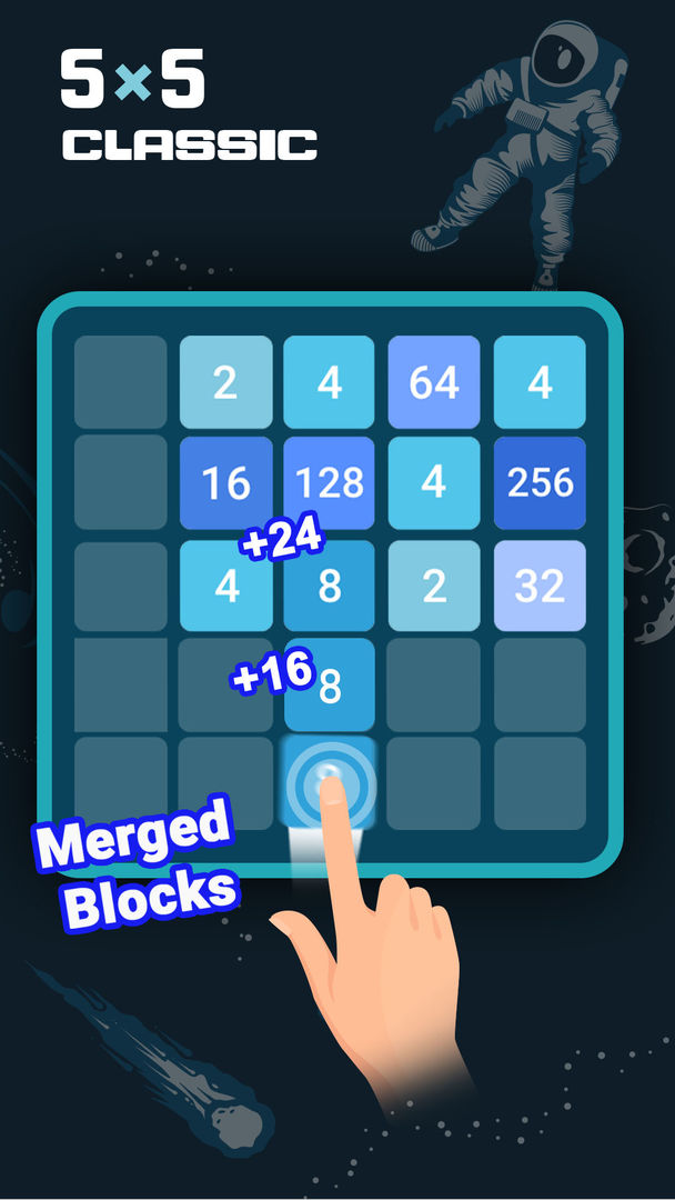 Screenshot of APS 2048: Number Puzzle game