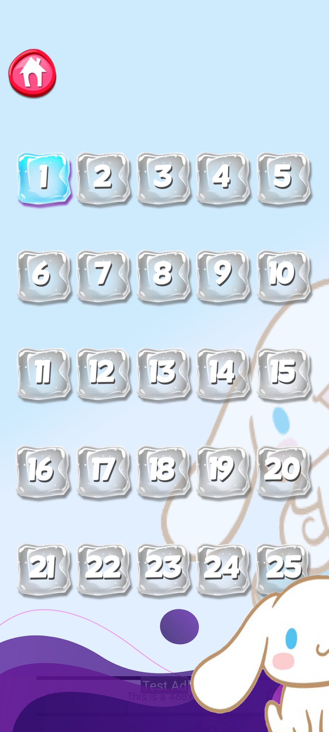 Cinnamoroll Tile Match Game Screenshot