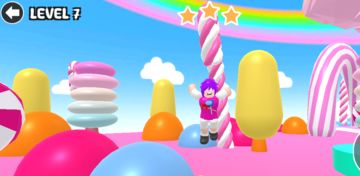 Obby Parkour Candy Island Game Screenshot