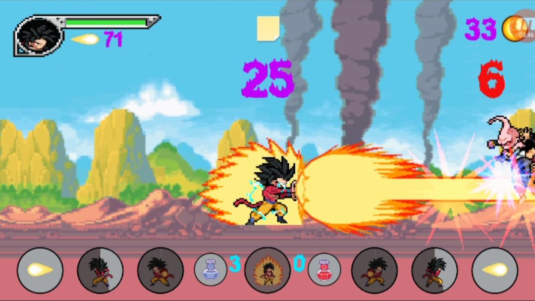 Screenshot of Goku Saiyan Final Battle