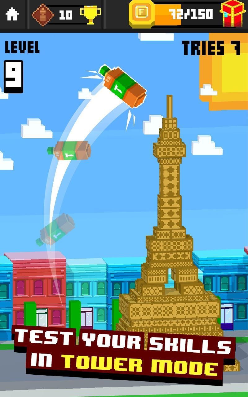 Flippy Bottle Extreme! Game Screenshot