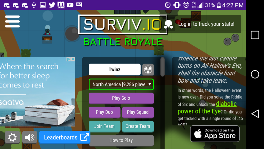 Screenshot 1 of Surviv.io - Pertempuran Kerajaan 1.5