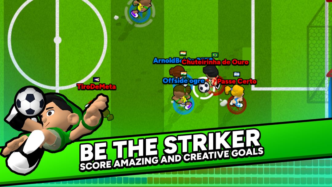FlatSoccer: Online Soccer screenshot game