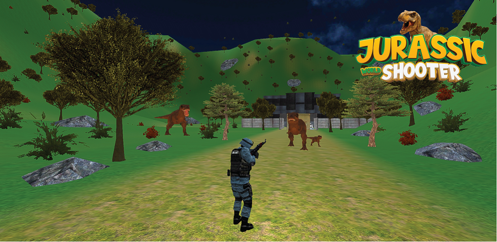 Banner of Penembakan Dinosaurus Jurassic 3D 1.0.4