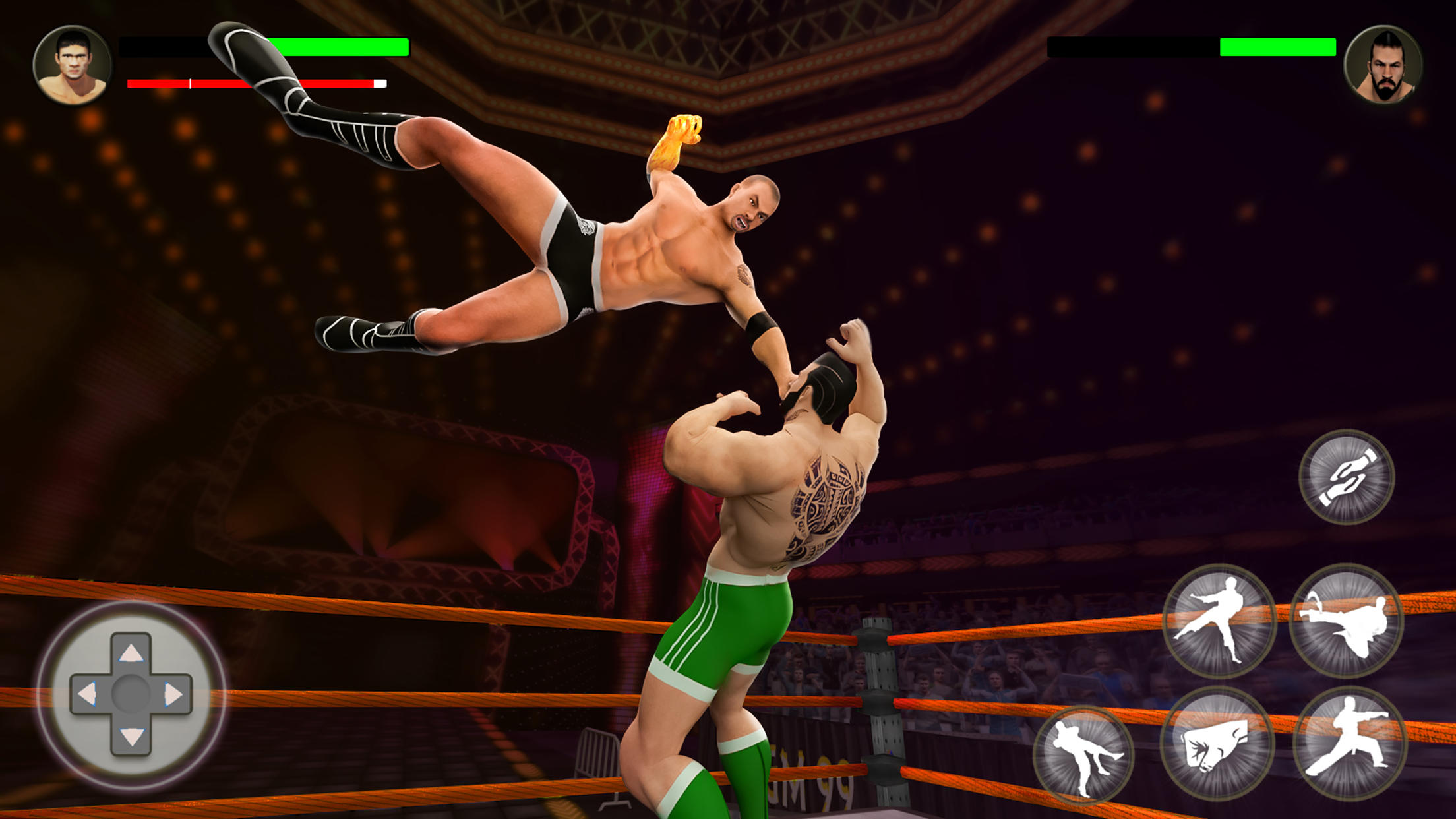 PRO Wrestling Fighting Game ภาพหน้าจอเกม