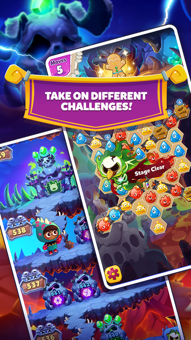 Monster Busters: Ice Slide Game Screenshot