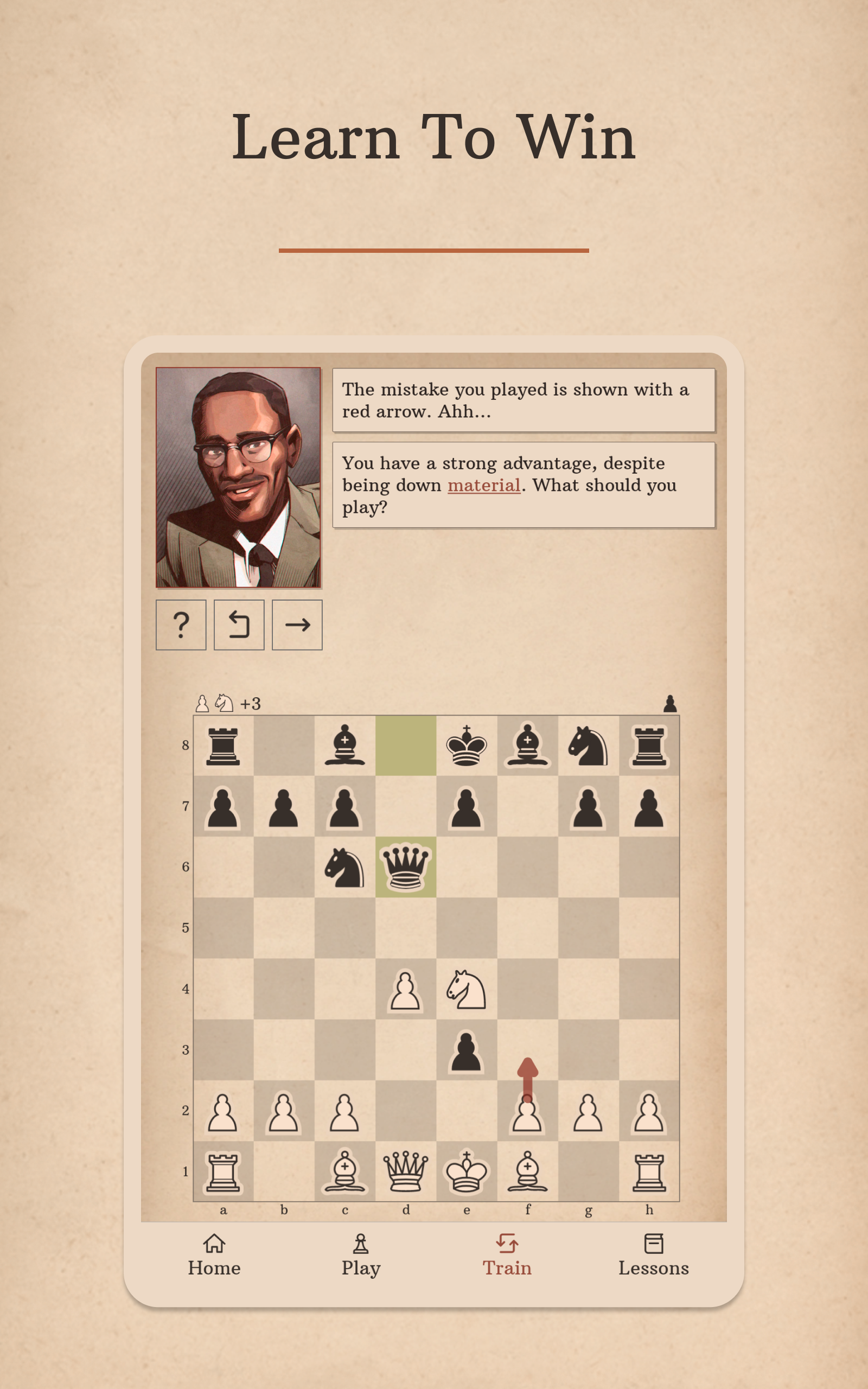Learn Chess with Dr. Wolf Game Screenshot