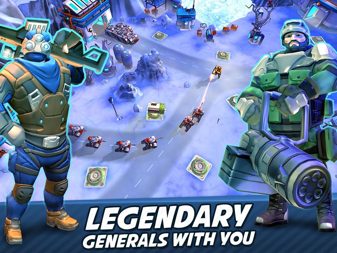 Screenshot of Tower Defense Generals TD