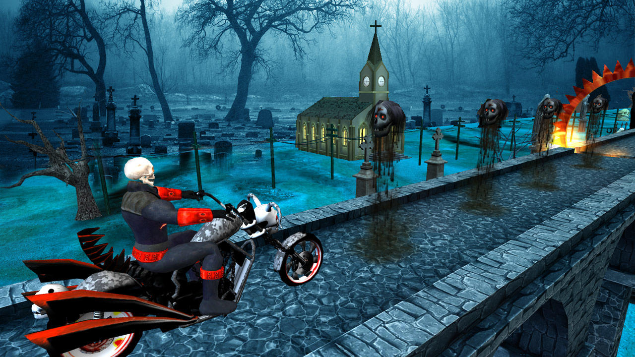 Ghost Bike Rider - Bike Game Game Screenshot