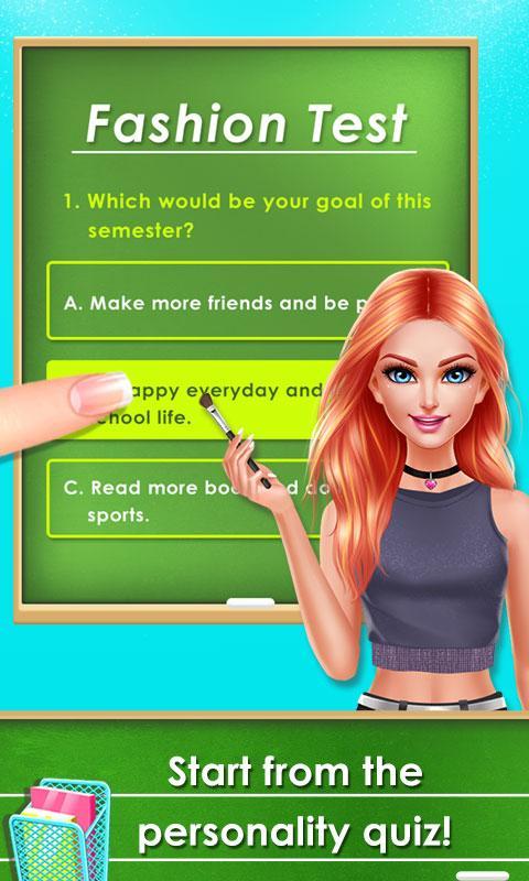 Fashion Daily - Back to School Game Screenshot