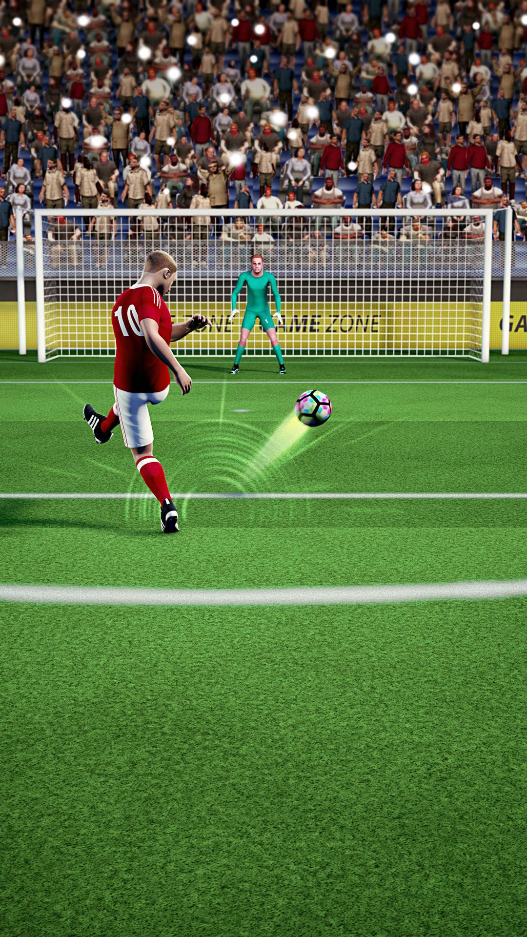 Mobile Soccer Free Kick Cup 2017 Game Screenshot