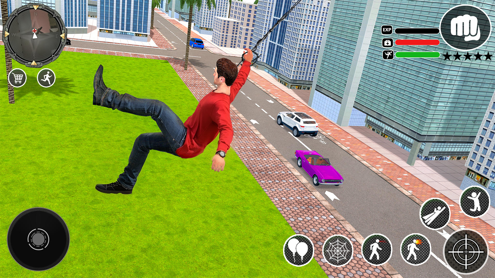 Crime Fighter Action Hero Game Game Screenshot