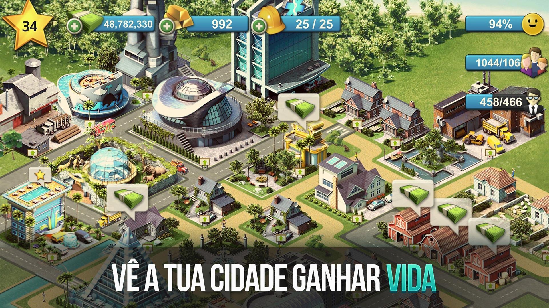 Captura de Tela do Jogo City Island: Construir Casas