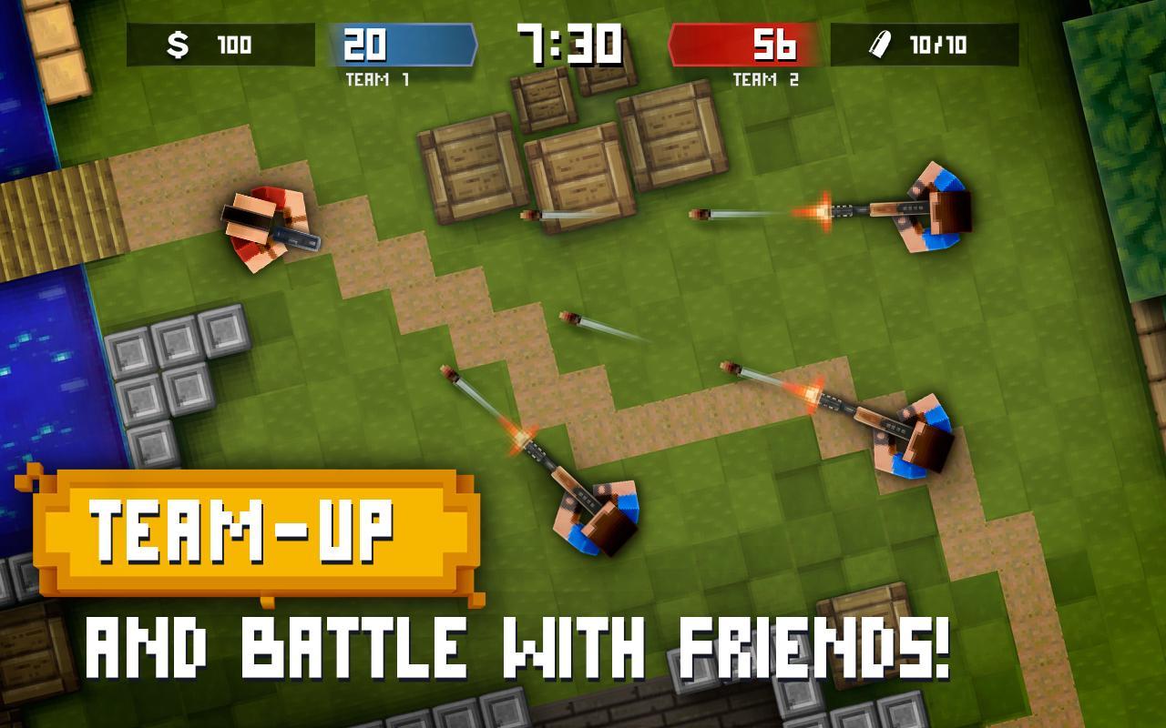 Pixels vs Blocks: Online PvP Game Screenshot