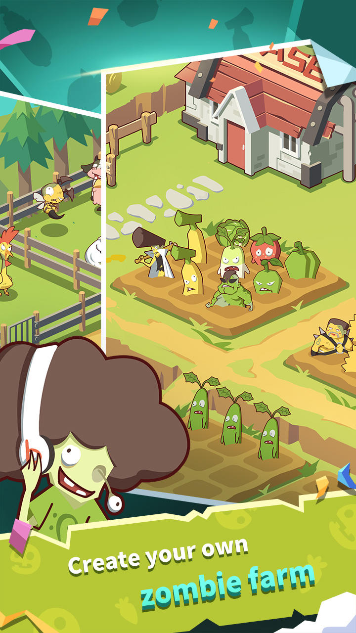 Zombie Farm Game Screenshot