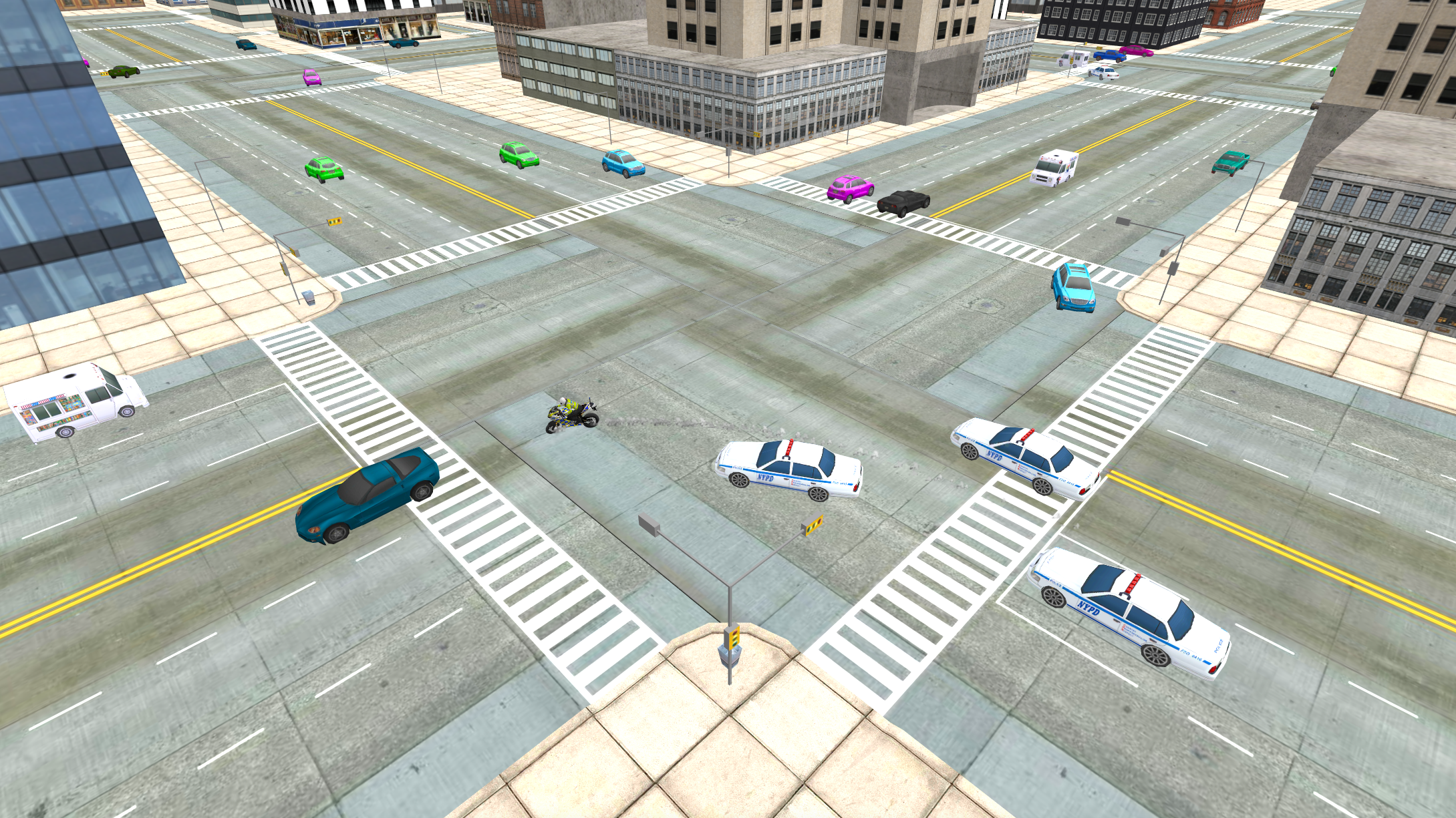 Скриншот игры Police Bike Traffic Cop