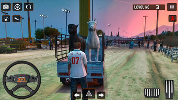 US Animal Transport Truck Sim Game Screenshot