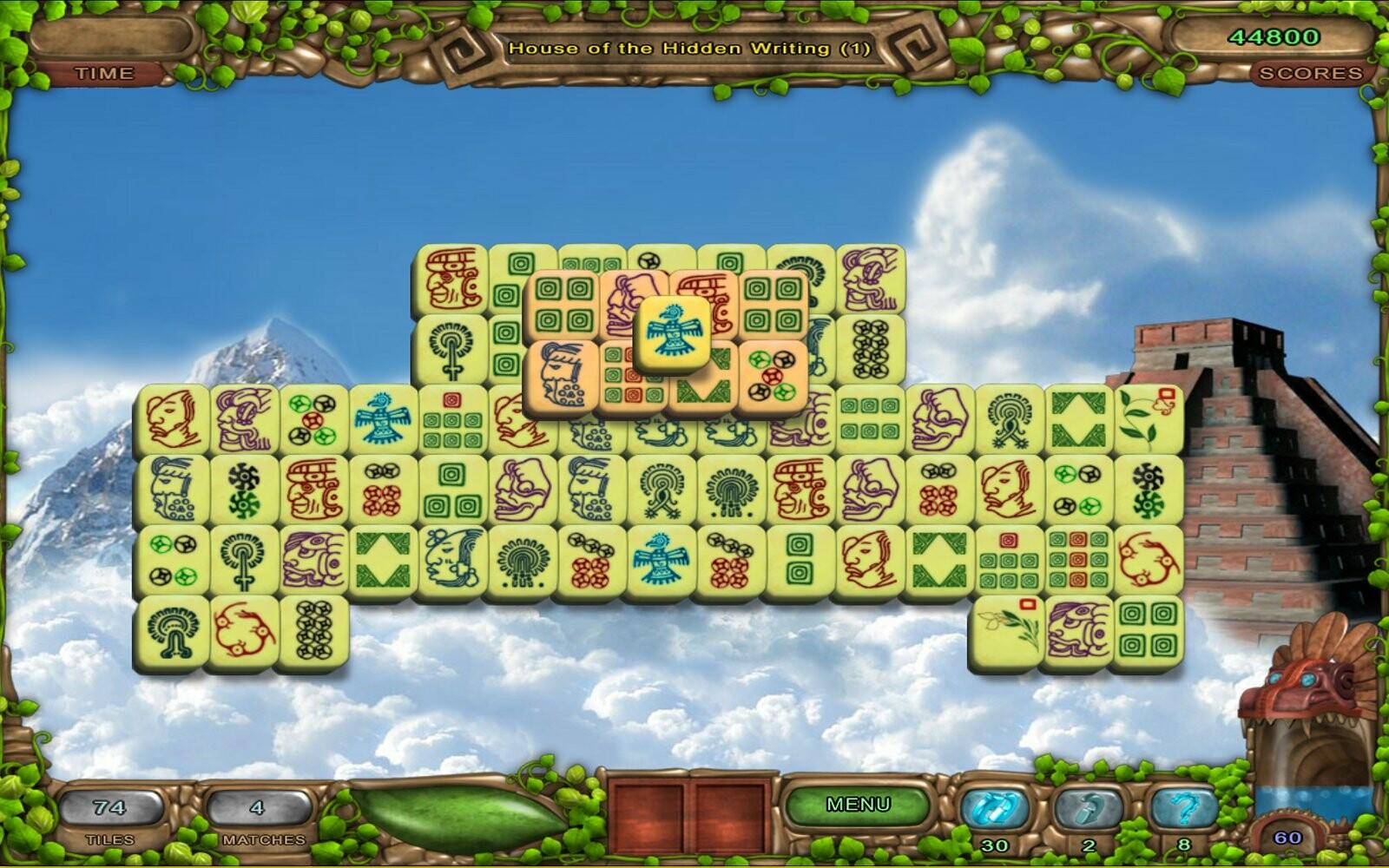 Mahjong - Legacy of the Toltecs Game Screenshot