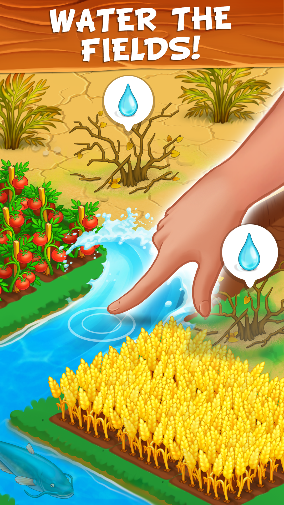 Cartoon city 2 farm town story Game Screenshot