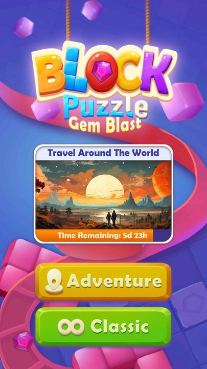 Cuplikan Layar Game Blocks Puzzle: Gem Blast