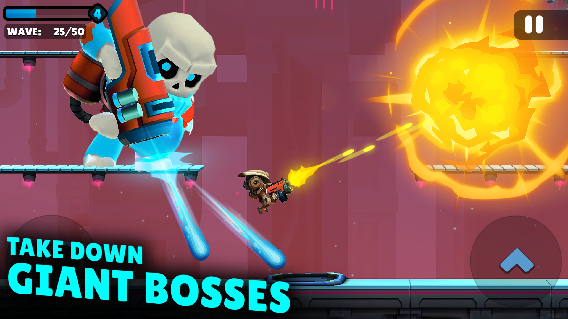 Autogun Heroes: Run and Gun Game Screenshot