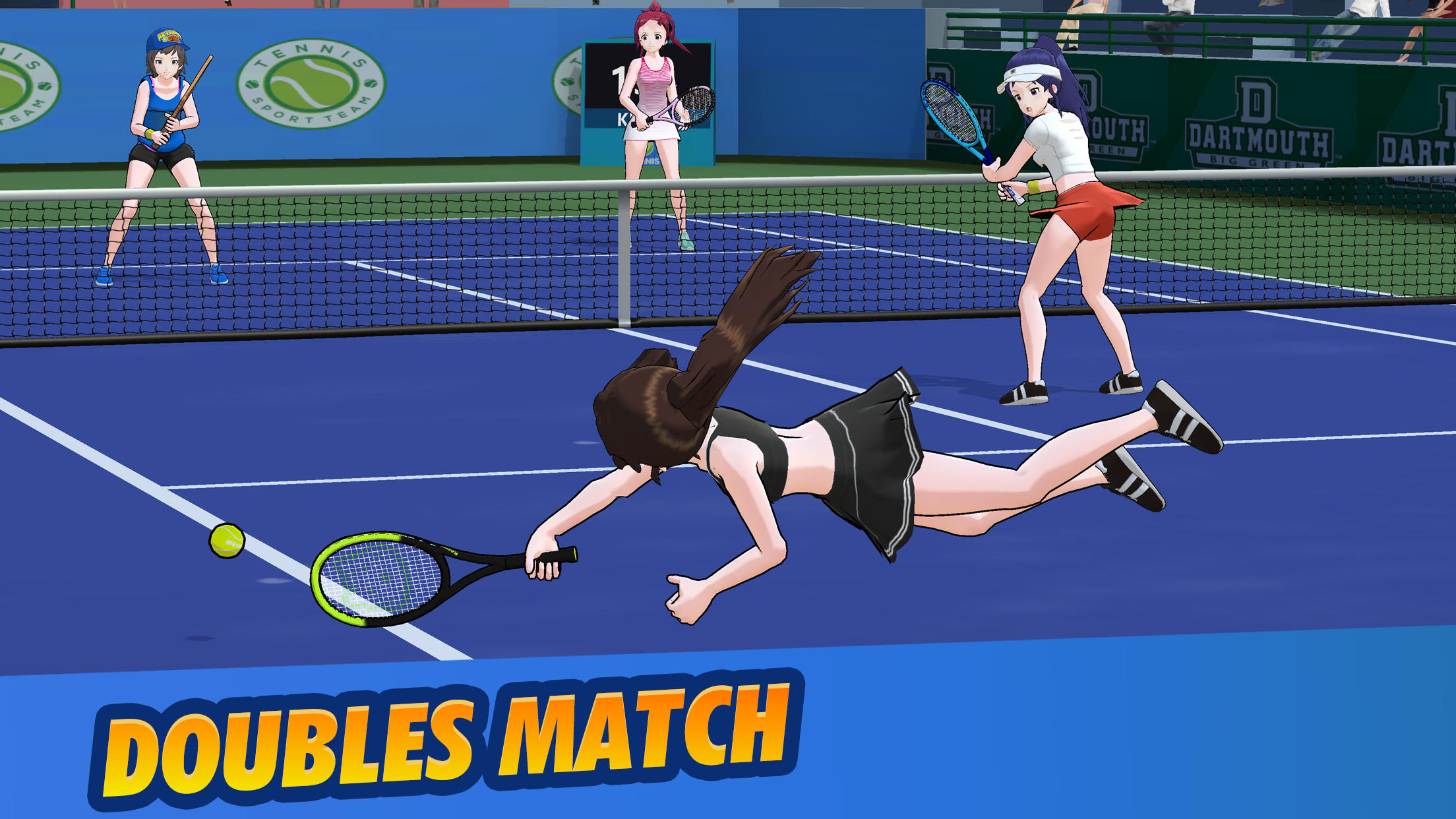 Screenshot of Tennis League: 3D online