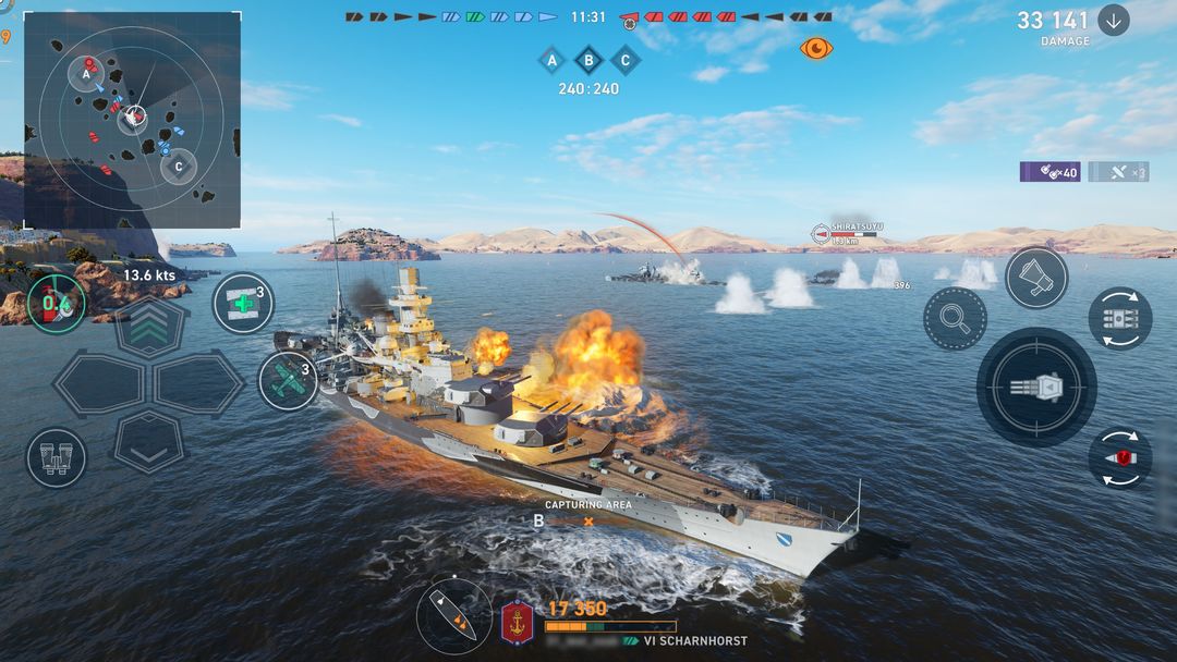 Screenshot of World of Warships: Legends