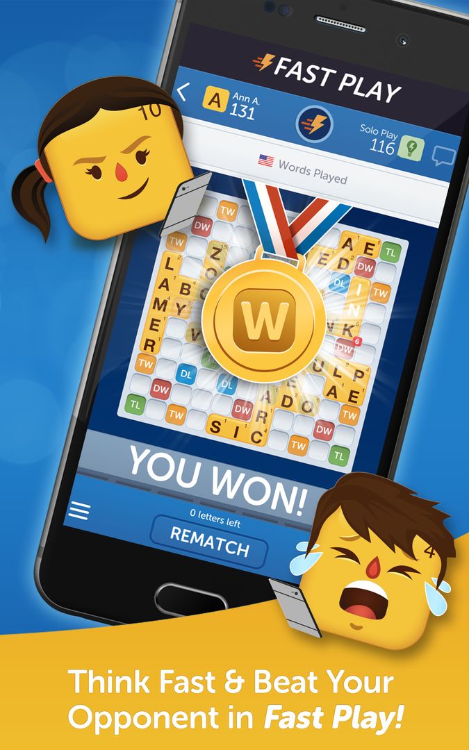 Words With Friends – Play Free 게임 스크린 샷