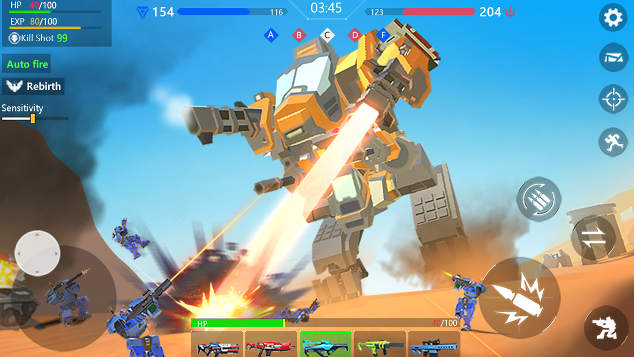 Screenshot 1 of Guerra de robots: FPS de combate moderno 1.6