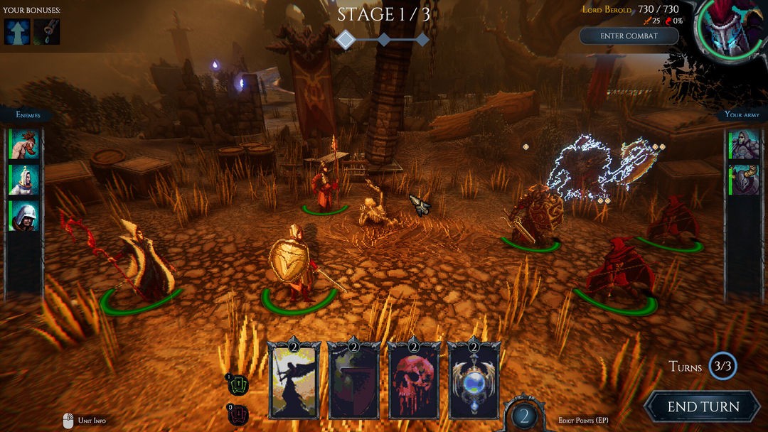 Screenshot of Lords of Ravage: Battle Card