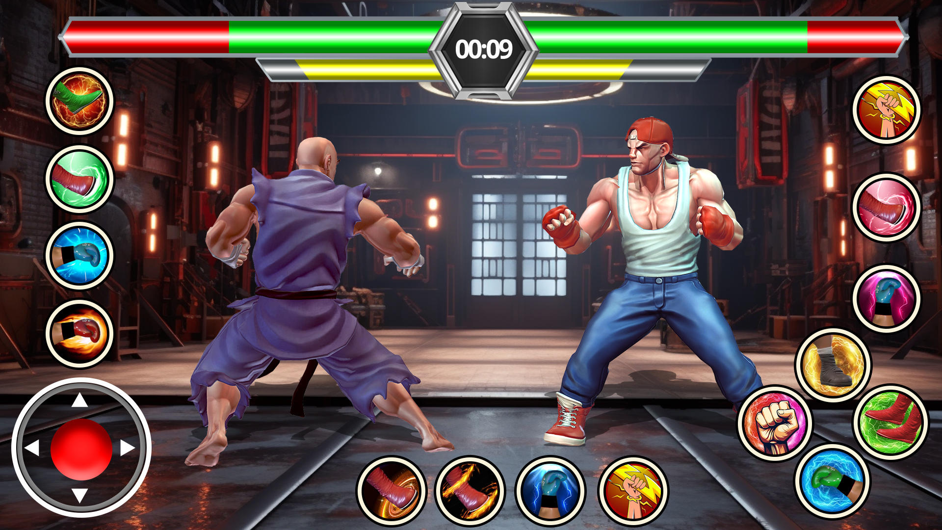 персонаж в игре готовится к схватке